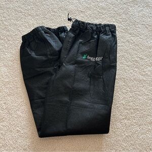 Kids Unisex Size Medium Frogg Toggs Black Pants Rain Gear